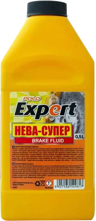 Гальмівна рідина POLO EXPERT DOT 3 0,5 л (5907586549617)